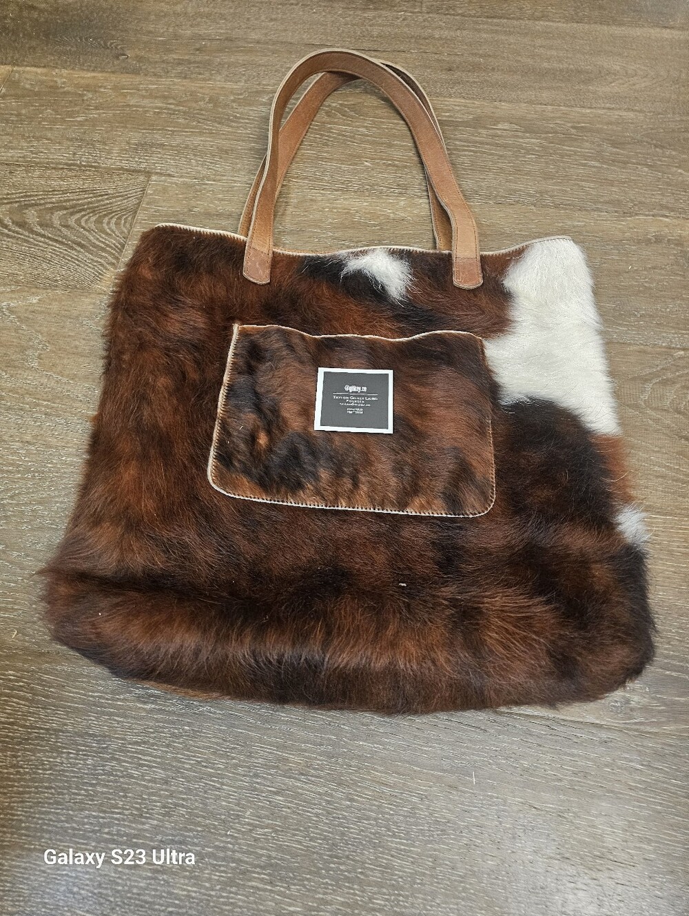 Gilkey Cow Hair Leather Bag - Picture 13 of 13